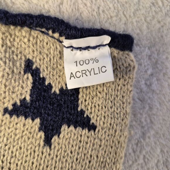 American Flag USA Infinity Knit Scarf 50x11 Acrylic Unisex Reversible Unbranded - Picture 8 of 8